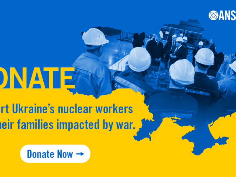Pomoč jedrskim strokovnjakom v Ukrajini in zbiranje sredstev tudi v DJS